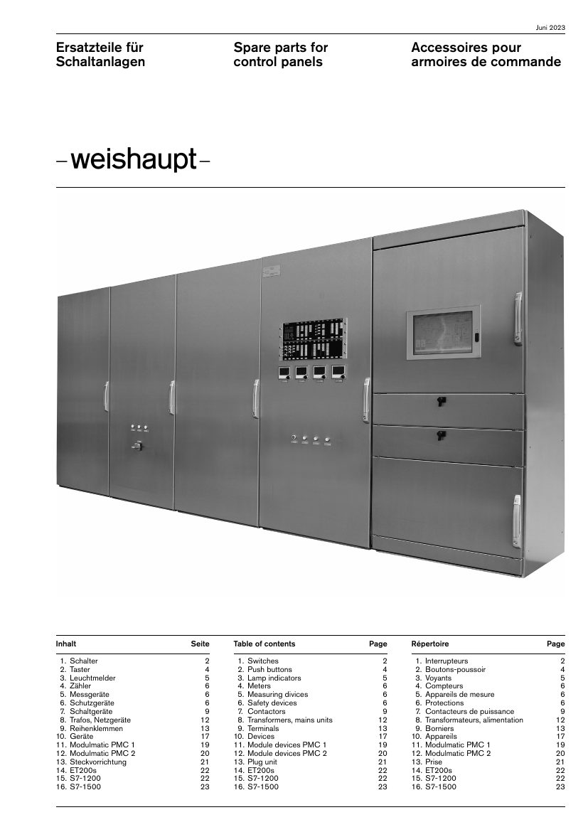 Weishaupt Schaltanlagen