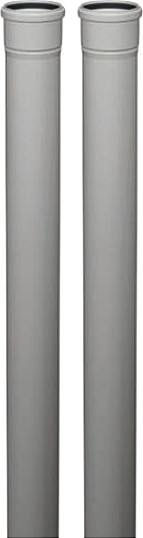 Bild von Abgasrohr PPs Ø 80 mm 2x1,95m