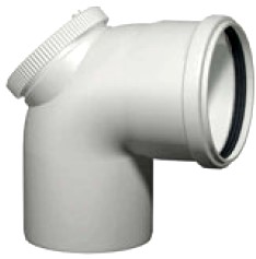 Bild von Revisionsbogen 87 Grad Ø110 mm