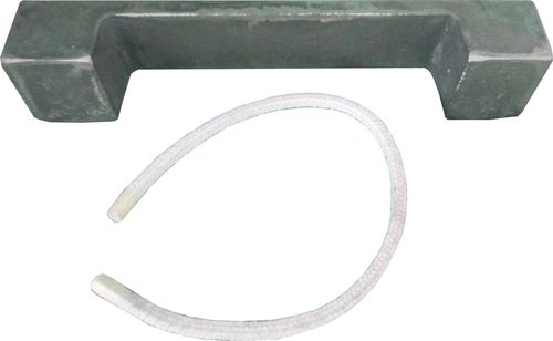 Bild von Abbrandplatte mit Dichtschnur 12x12x860mm