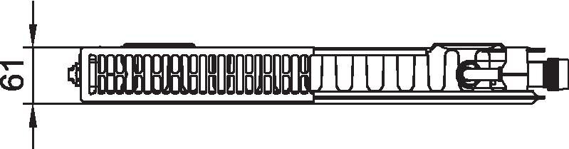 Bild von Kermi Profil-V Typ11 BH600x61x1000mm