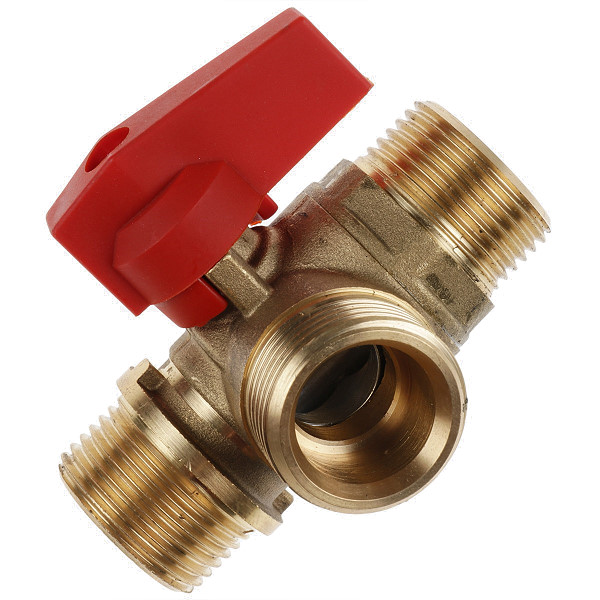 Bild von Kugelhahn 3/4'' Heizkreis-Vorlauf rot