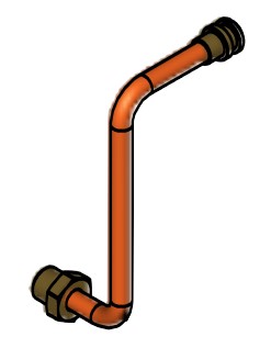 Bild von Anschlussrohr Befülleinrichtung Trinkwasser Vitodens 111