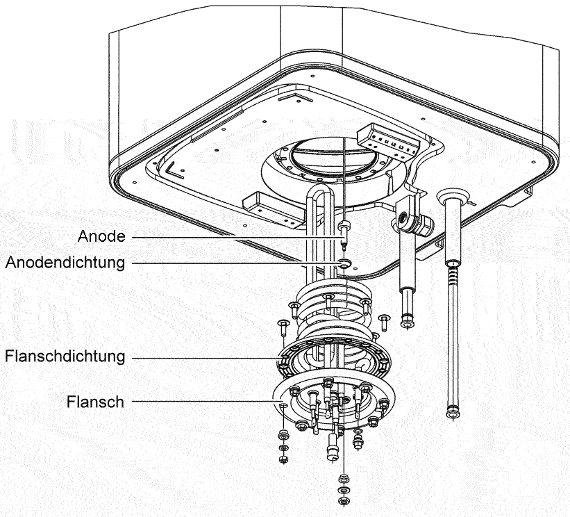 Bild von Fremdstromanode Vitotherm EW4