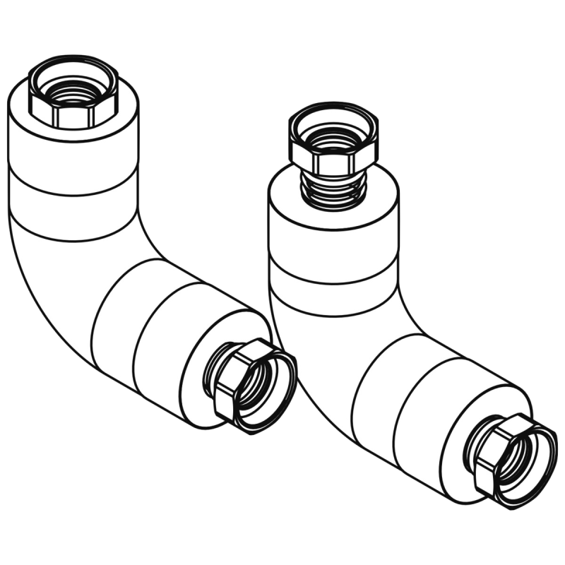 Bild von Wellrohr-Set DN40 Linie