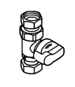 Bild von Gasdurchgangshahn G3/4 - BL=69 mm