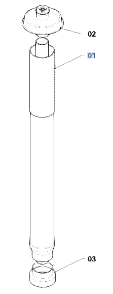Bild von Vaillant Frischluft- und Abgasrohr 63/96