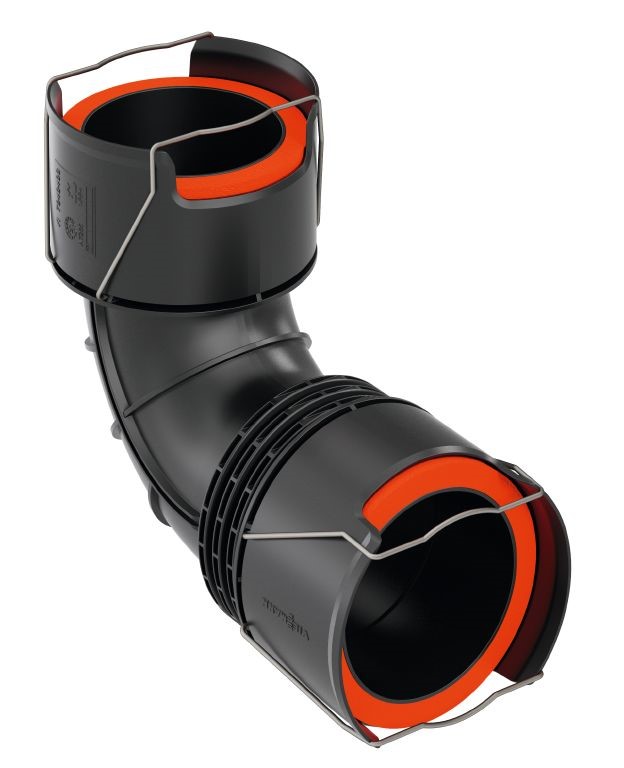 Bild von Bogen 90° R90 Luftkanal