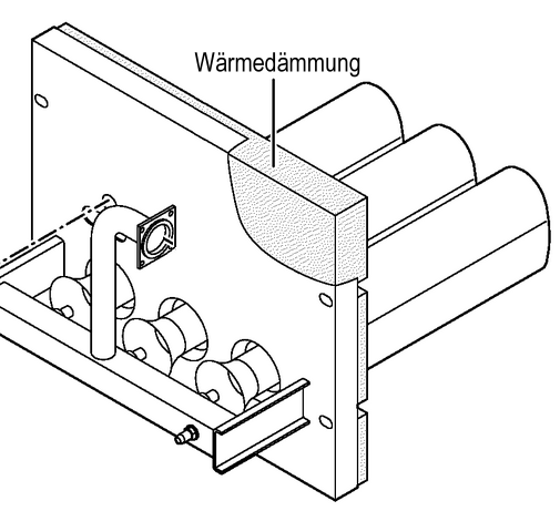 Bild von Wärmedämmung 35kW Brennerplatte