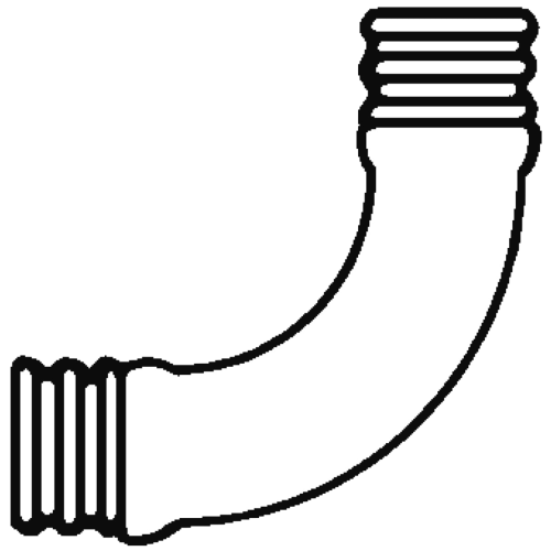 Bild von Bogen lang G8-1 1/4-Zn-A EN 10242