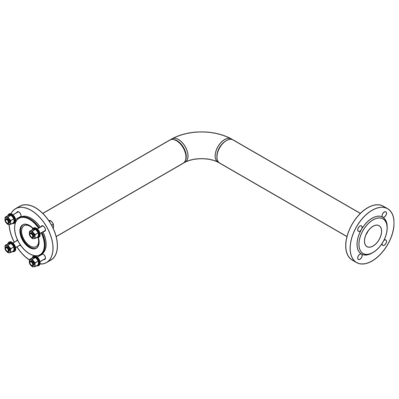 Bild von Gas-Winkelverbindungs-Set DN50 PN6 IE (Inneneck)