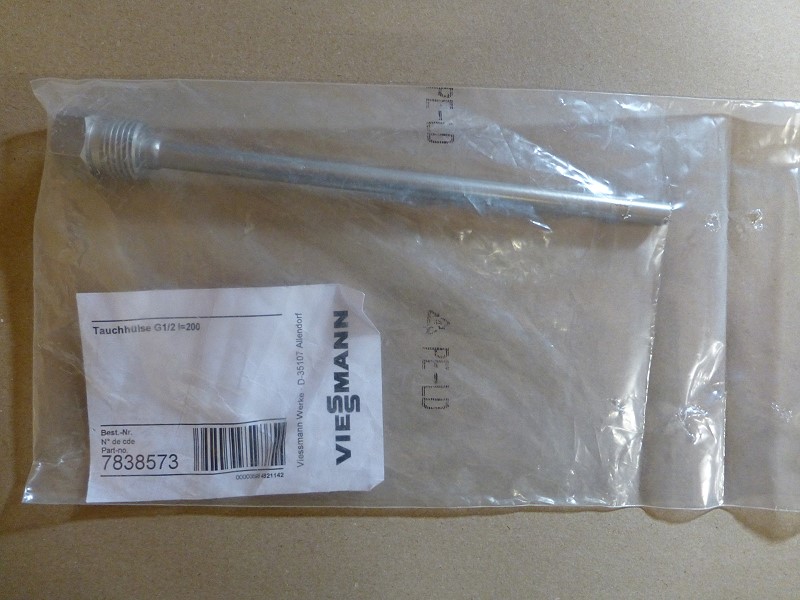 Bild von Viessmann Tauchhülse G1/2 L=200 mm