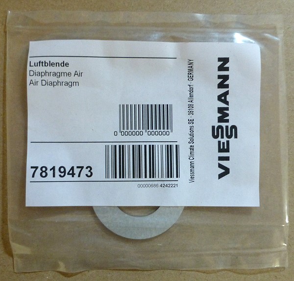 Bild von Luftblende für Vitodens 100 WB1
