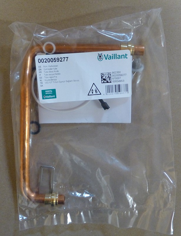Kaltwasserrohr für Vaillant VED E