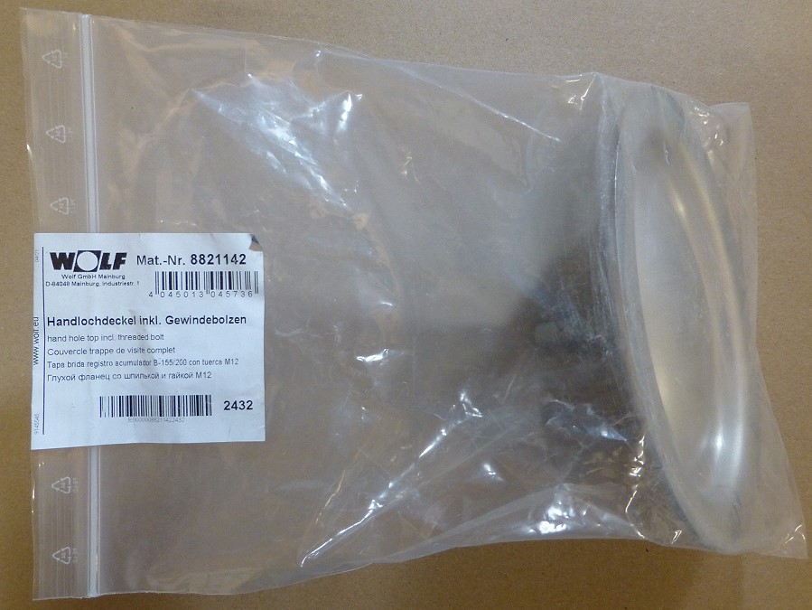 Bild von Wolf Handlochdeckel B-155/200 komplett