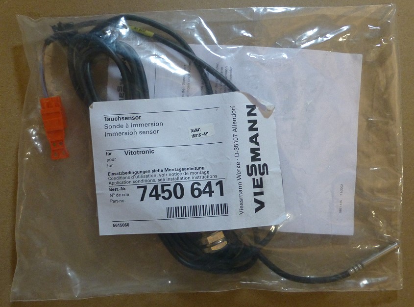 Bild von Tauchsensor mit 100 mm Tauchhülse R½
