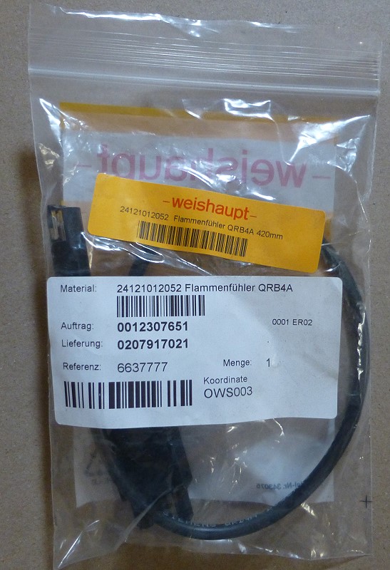 Bild von Ersatz Flammenfühler QRB4A 420 mm