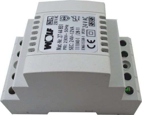 Bild von Netztrafo 230VAC / 12VAC / 12VA für WPM-1