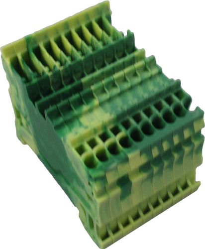 Bild von Reihenklemme steckbar X-COM S MINI 1 grün/gelb