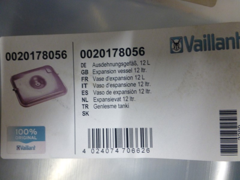 Ausdehnungsgefäß 12 Liter für VC/VCW