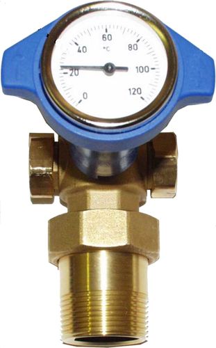Bild von Absperrset mit Thermometer G1 1/2"- für Rücklaufanhebung BPH