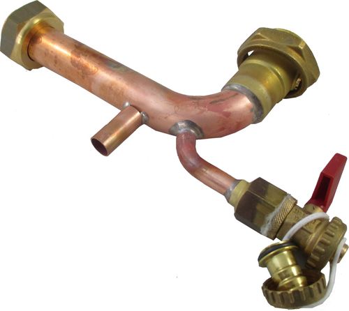 Bild von Verrohrung Pumpenabsperrung - Verflüssiger Ø28 mm für Wolf BWS-1 ab Mai 2010