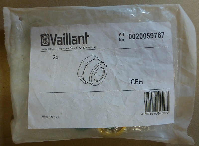 Bild von Adapter für flexibles Anschlussrohr (2 Verschraubungen)