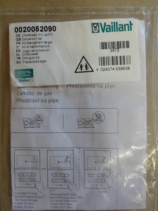 Bild von Vaillant Umstellsatz (H,L auf P) VC../4-7