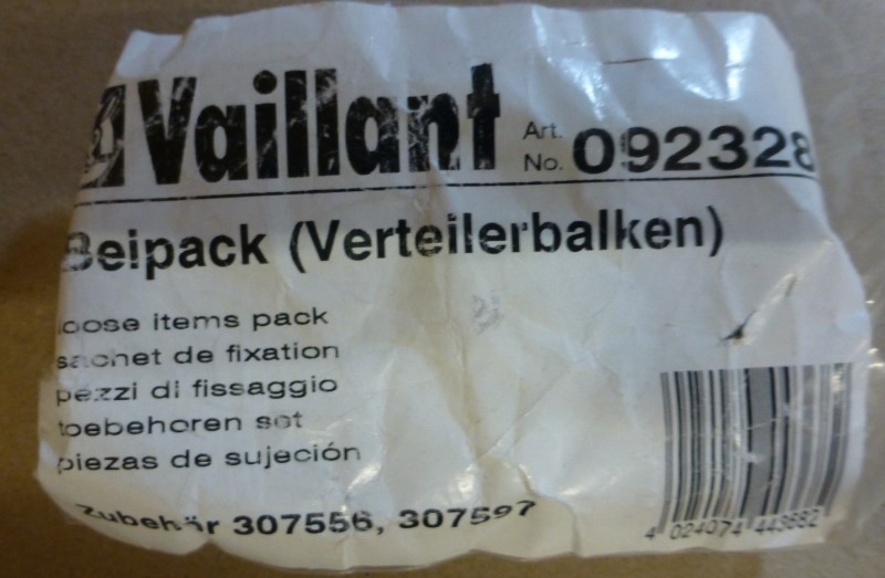 Bild von Vaillant Beipack für Verteilerbalken