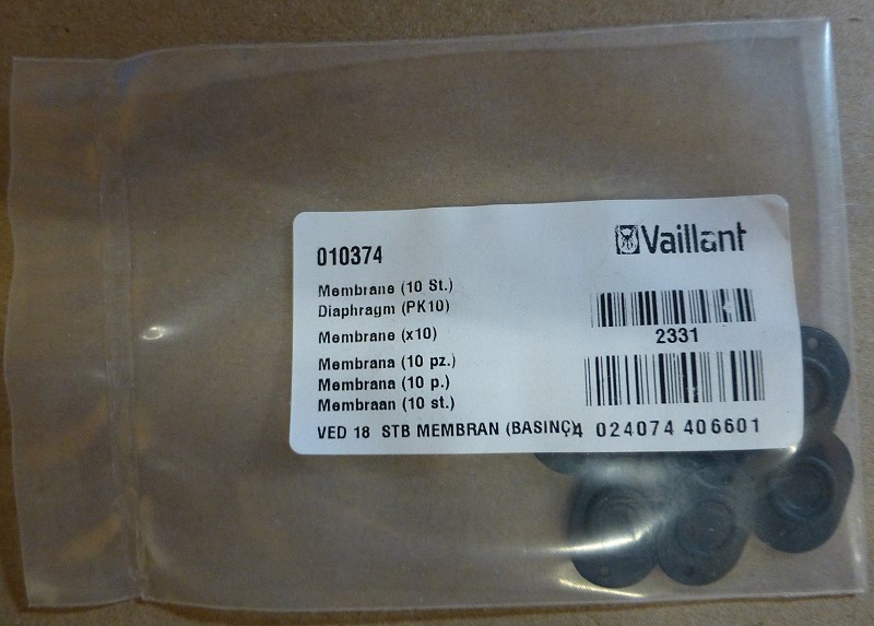 Bild von Ersatz Membrane für VED 12-27
