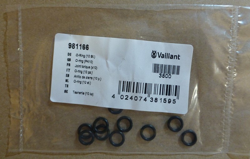 Bild von Vaillant Ersatz O-Ringe (10 Stück)