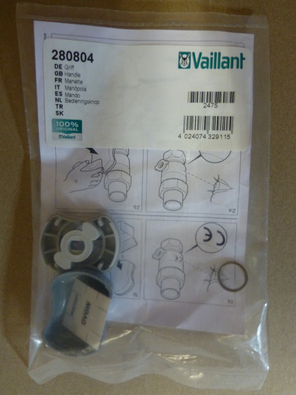 Bild von Vaillant Ersatz Griff für MAG 275-400, VC/VCW