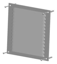 Bild von Zuluftgitter für Abgasrohr DN80