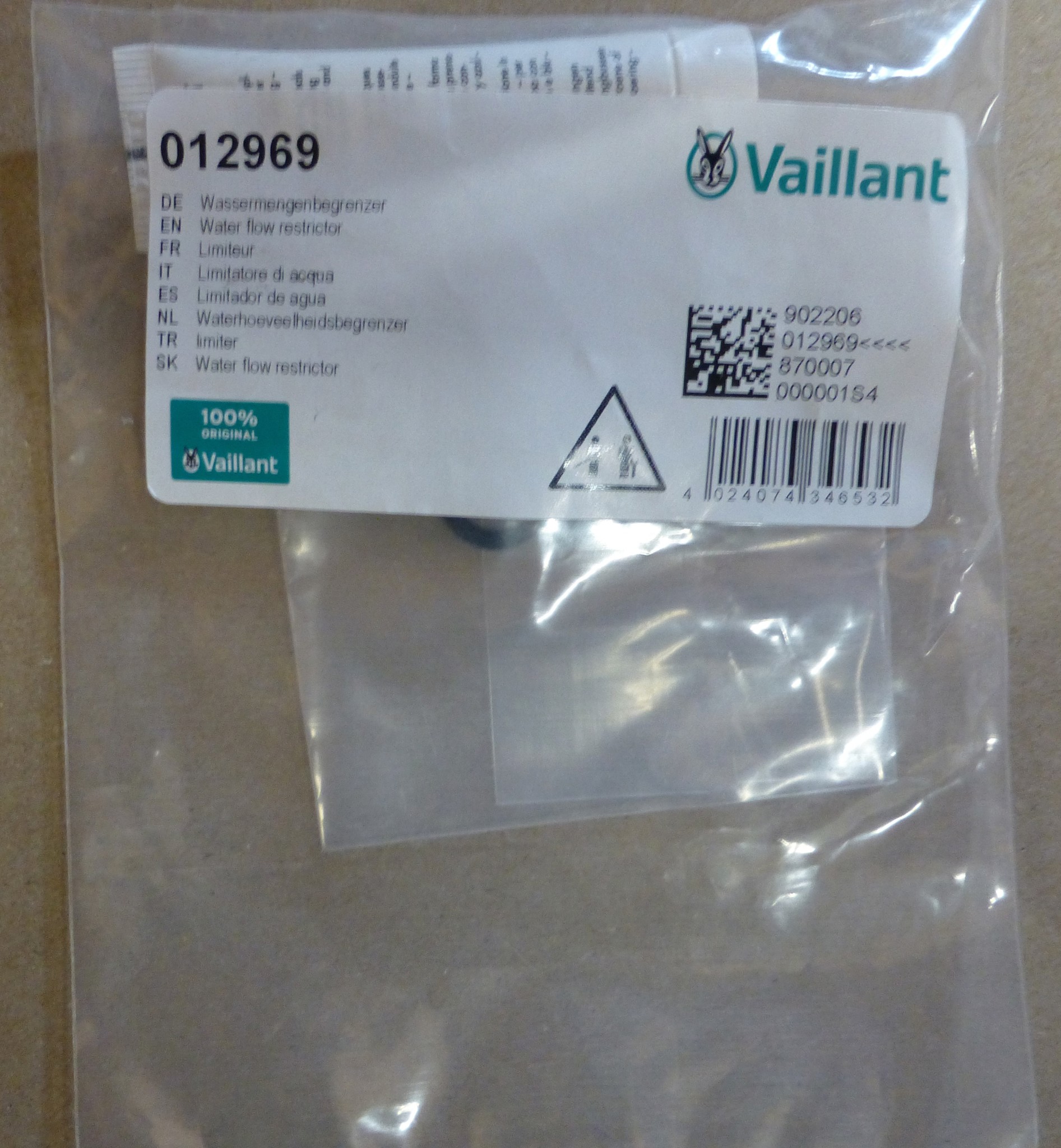 Bild von VED Wassermengenbegrenzer 6 l/min grau