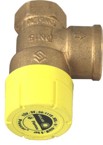 Bild von Sicherheitsventil 1/2" 6bar Ansprechdruck für SLS-25