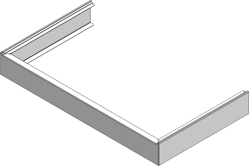 Bild von Armaturenabdeckung Vitodens 600 mm