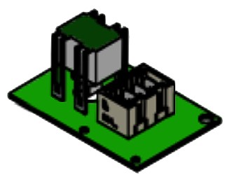 Leiterplatte SA137-A10 Anschlussadern Netzschalter