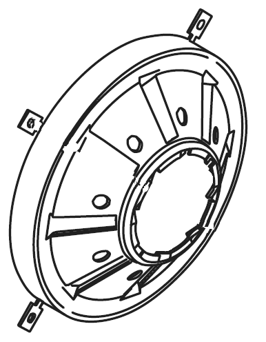 Bild von Stauscheibe Ø230 x 85 mm komplett für RGL70/2-LN