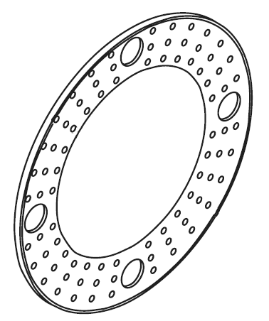 Bild von Stauscheibe komplett Ø365 x 238 mm RGL70/2-1LN