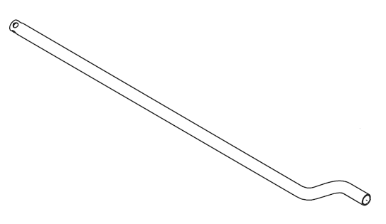 Bild von Zündgasrohr Ø18 x 1,5 x 702 mm komplett für RGL70/2-LN