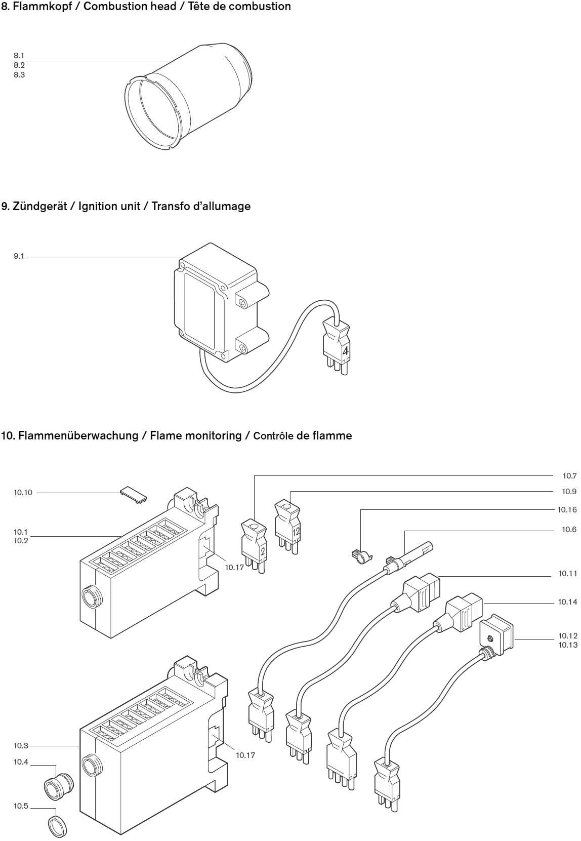 Ersatzteile Flammkopf Weishaupt WL20-C