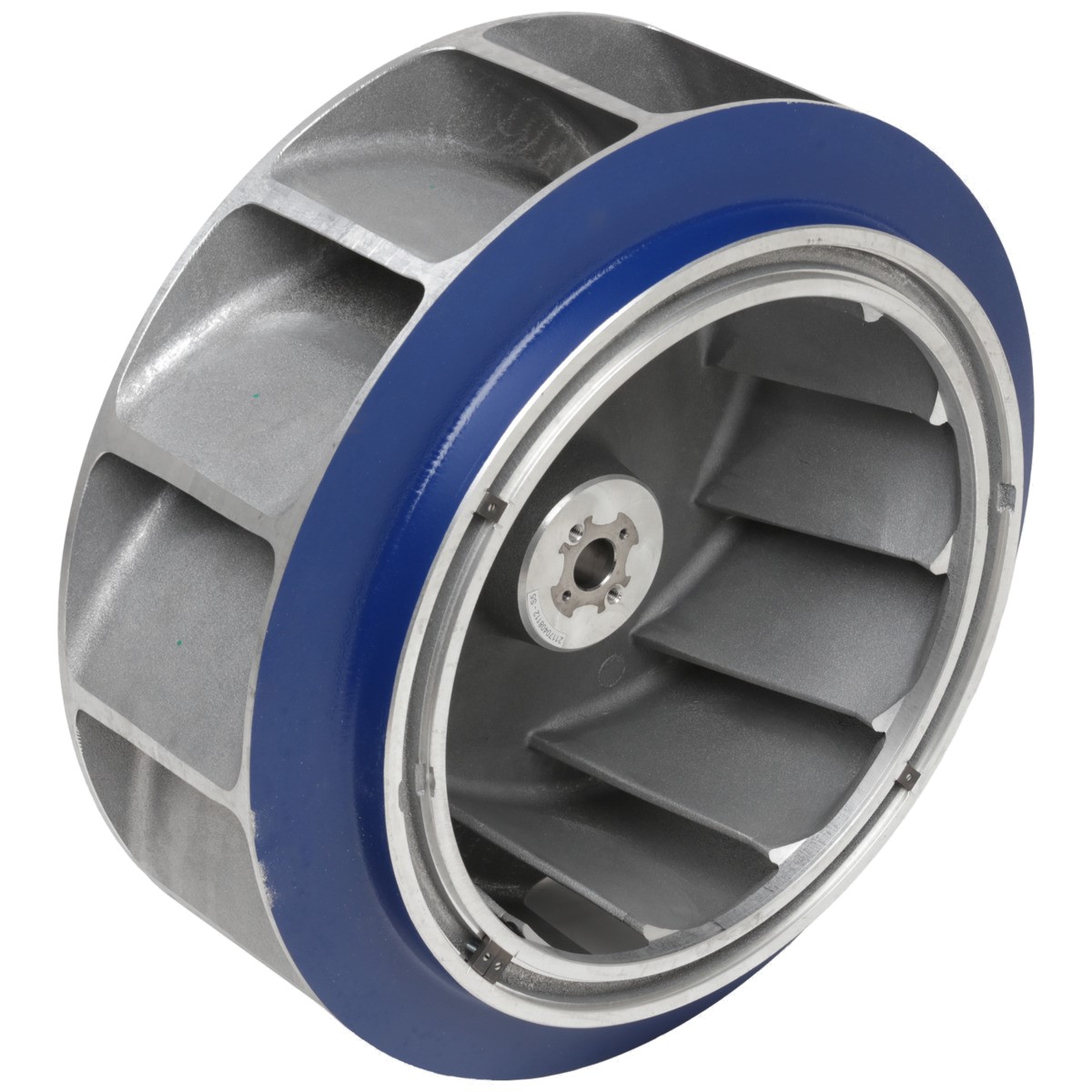 Bild von Gebläserad Ø 590 x 160 blau 12 Schaufeln