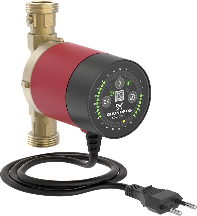 Grundfos COMFORT 15-14 BX TU TIMER & TEMPERATURE