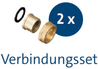 Verbindungsset G1″ × Rp ½″ COMFORT 15-14 BX