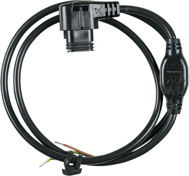 ALPHA-Stecker, abgewinkelt, mit 1 m Kabel und NTC