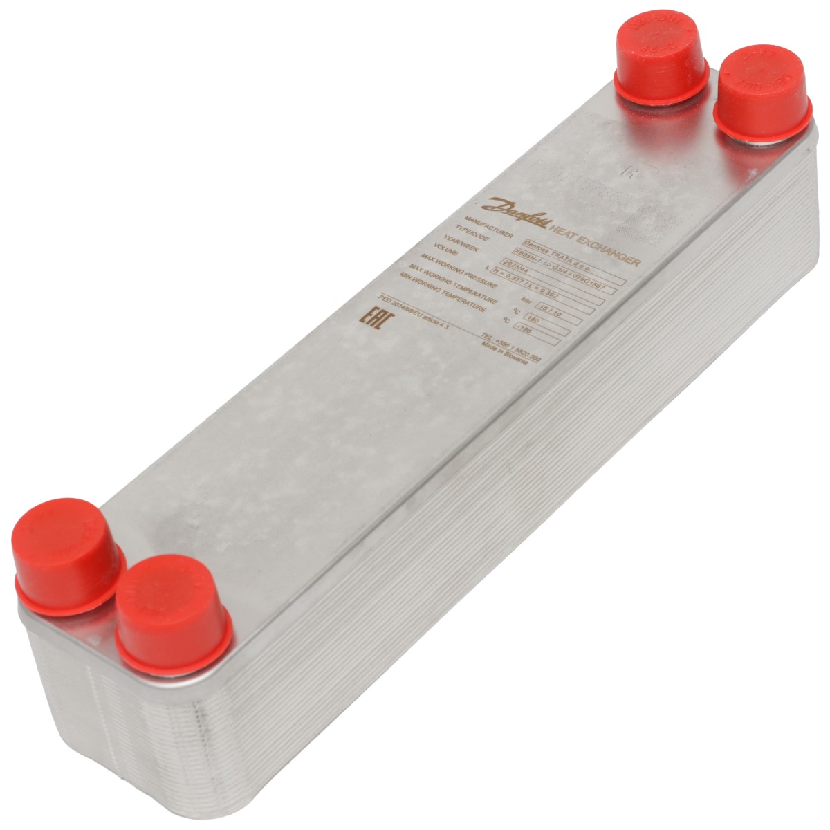 Plattenwärmetauscher Danfoss XB37H60-StS