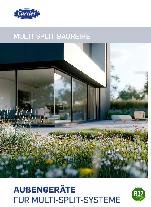 Prospekt Carrier Multi-Split Außeneinheiten Prospekt Carrier Multi-Split Außeneinheiten