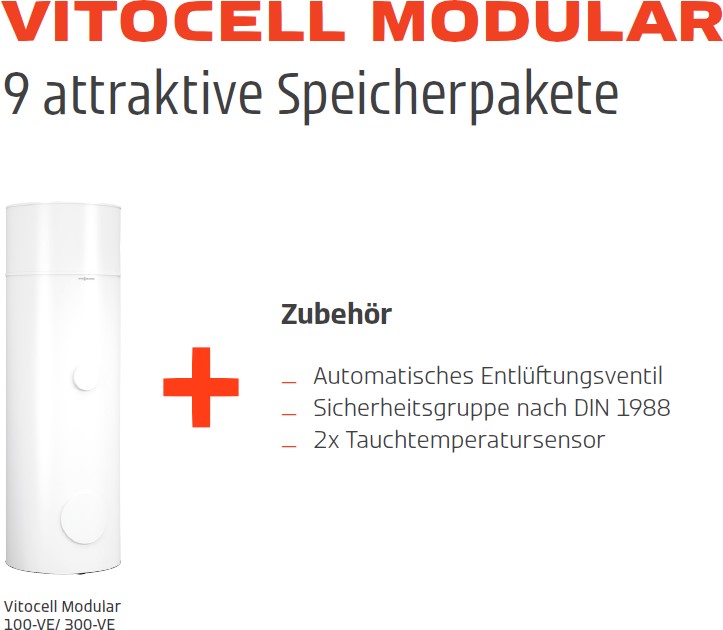 Speicherpakete Vitocell Modular