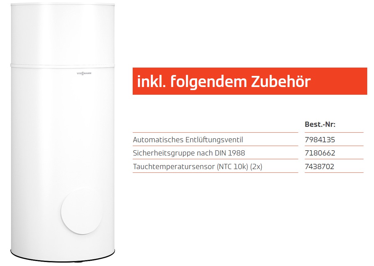 Speicherpaket Vitocell Modular 200 + 50