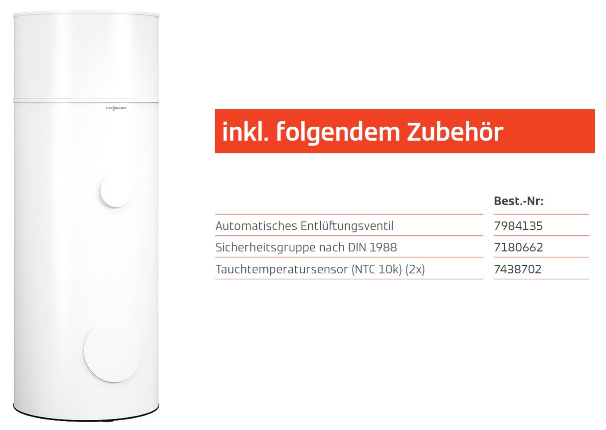 Speicherpaket Vitocell Modular 250 + 50